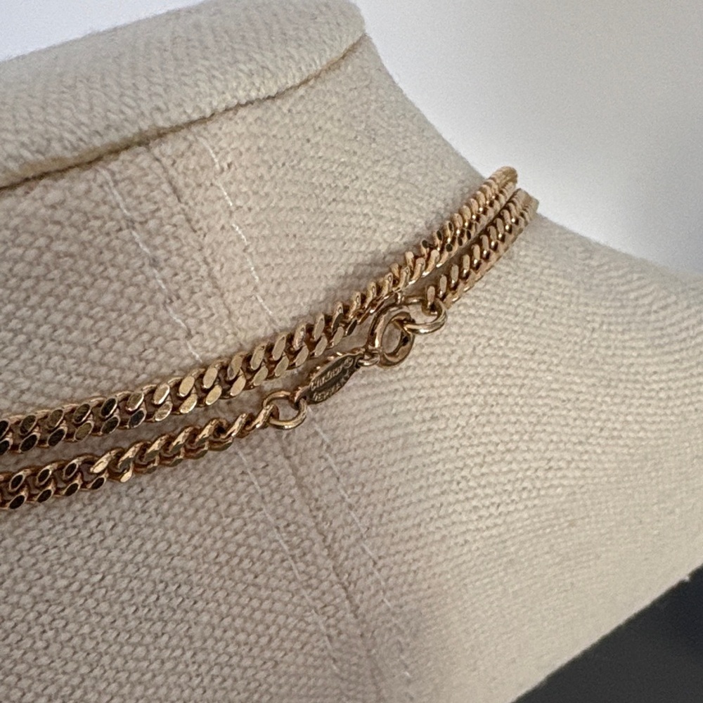 Dior Gold Double Chain Necklace - Picture 9 of 11